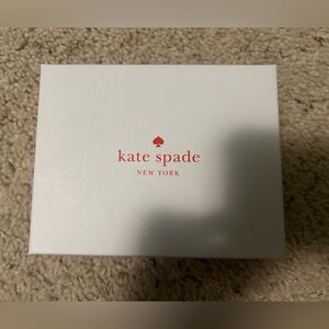 Kate Spade White and Orange Gift Box with Logo